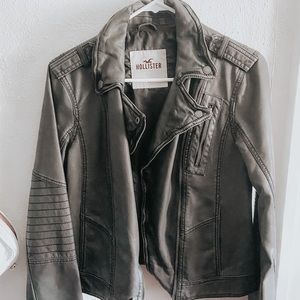 Hollister Leather Jacket